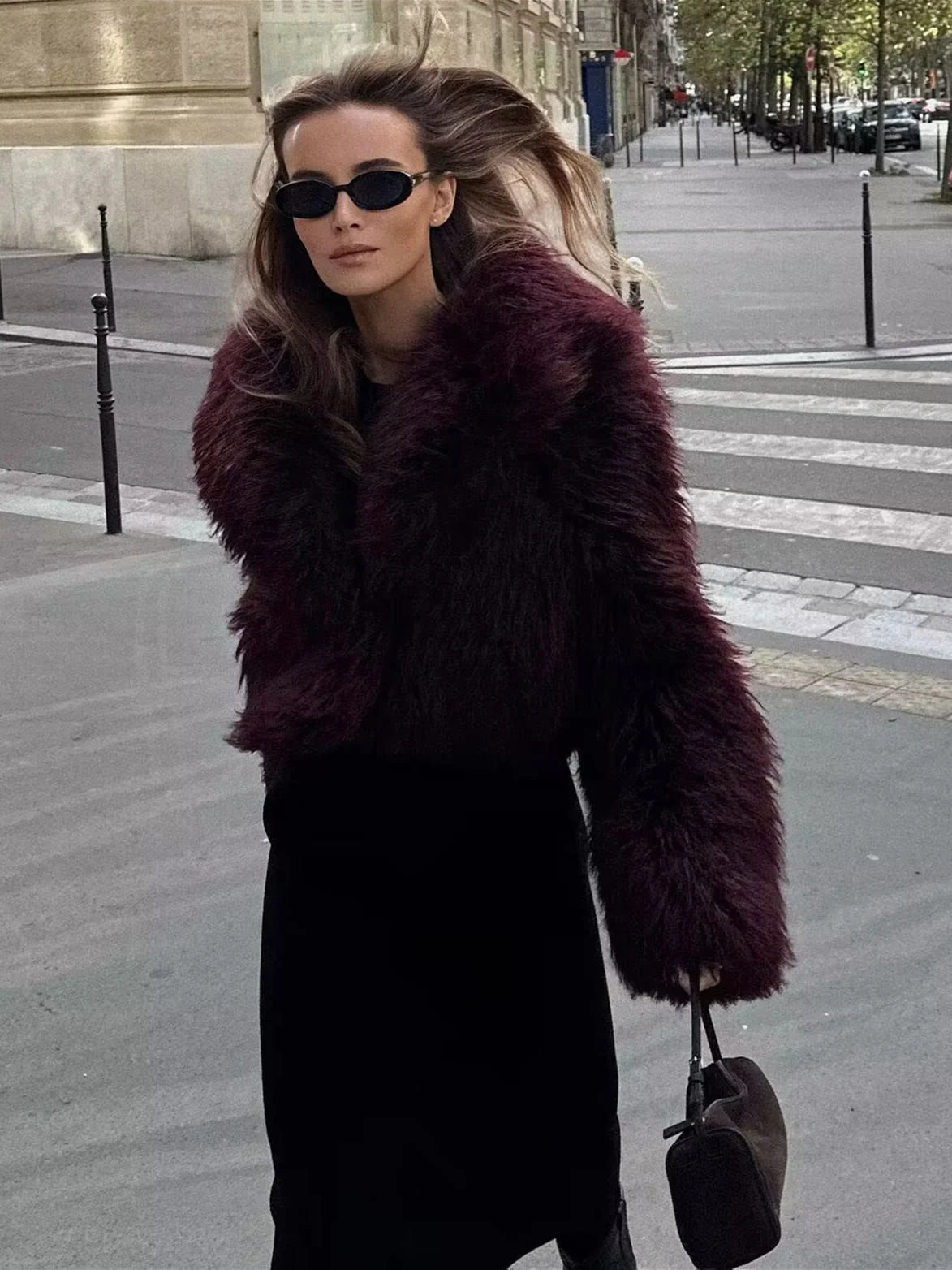 ETHEREAL Faux Fur Jacket