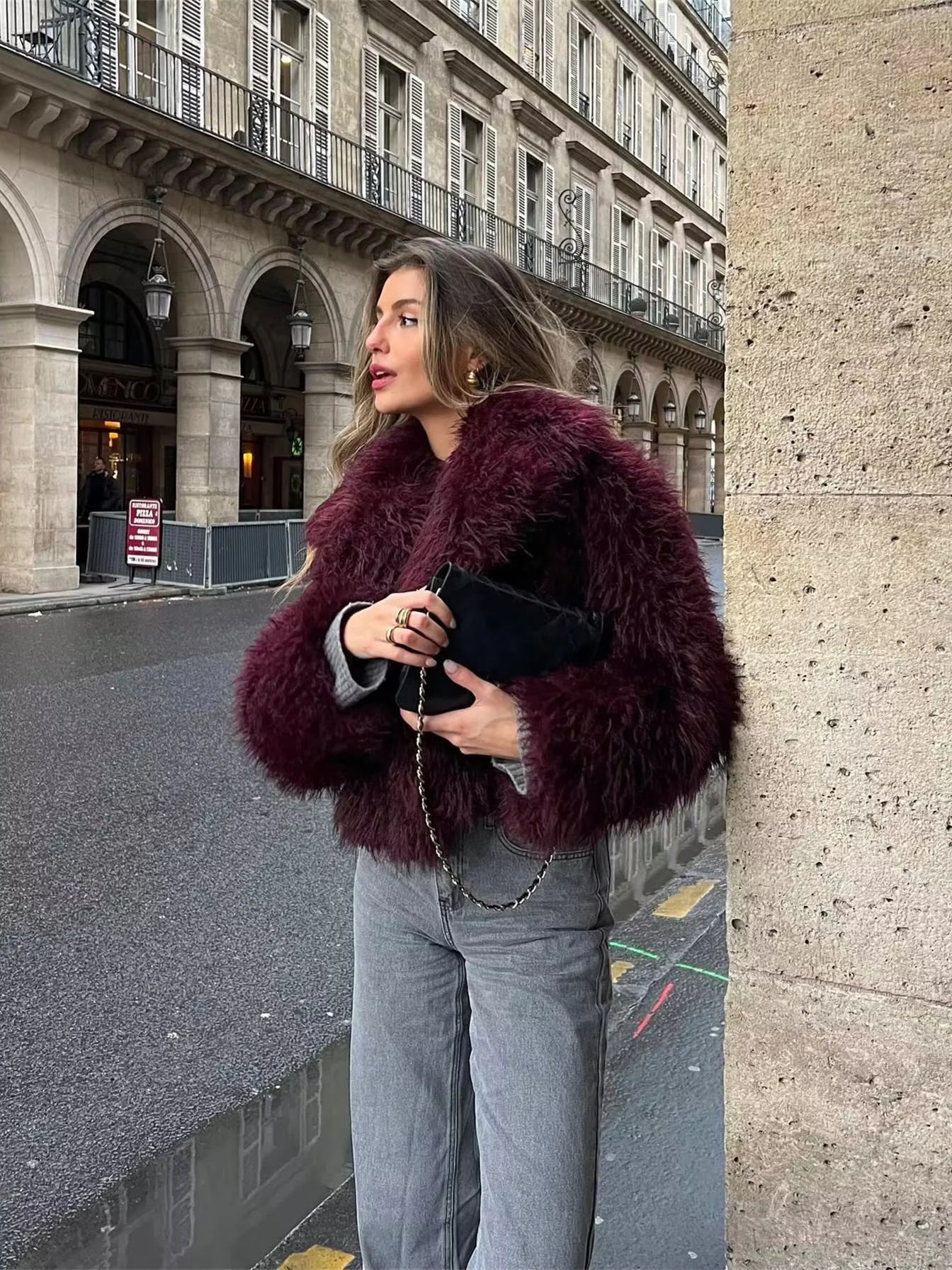 ETHEREAL Faux Fur Jacket